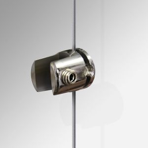 Display Glass Clamps Hardware Accessories For Hanging Display Systems