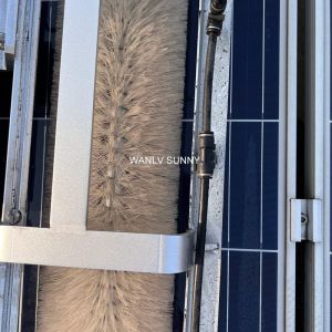 Rotating Brush Photovoltaic Solar Cleaner Robot for Customized Panel Cleaning