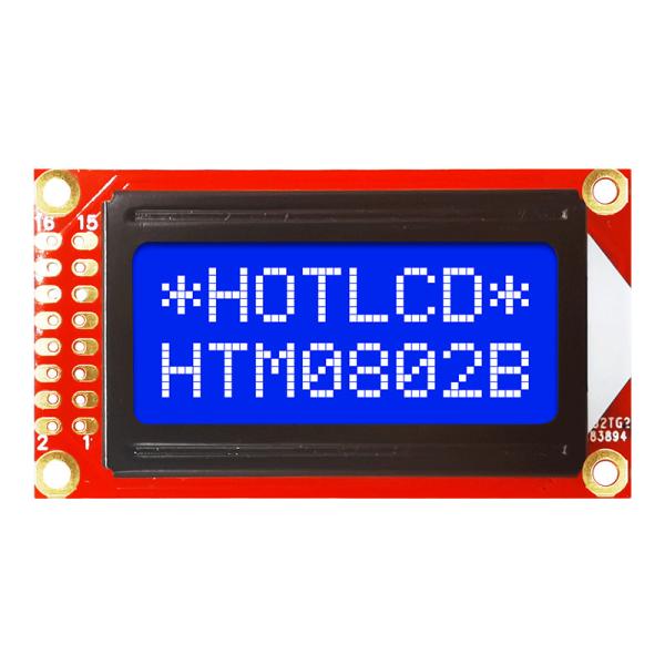 Quality 8x2 Character LCD | STN- Blue Display with White Side Backlight ST7066U Arduino lcd display module graphic lcd module for sale