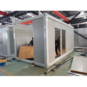 Prefabricated Detachable Flat Pack Container House 20ft Three-Room
