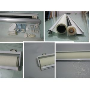 Wholesale Beige Sunscreen Patterned Roller Blind Manual Control, 28mm from china suppliers