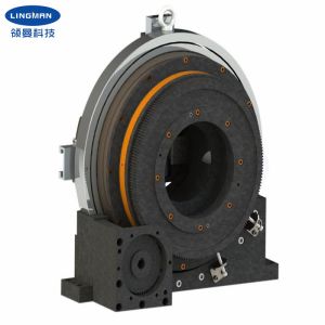 Higher Rotating Precision Four Jaw Pneumatic CNC Chuck For Pipe Cutting Machine