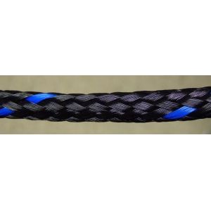 Polyethylene Diamond Braided Rope White Blue Mixed Hollow Braid Rope