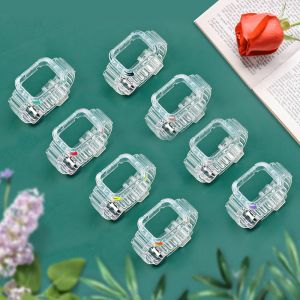 ODM Transparent TPU Rubber Wrist Watch Straps For Apple Watches