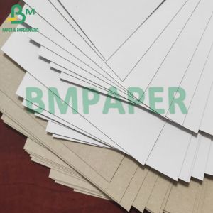 Grey Back GD2 Coated Duplex Board Paper Recycled Pulp Material White Top