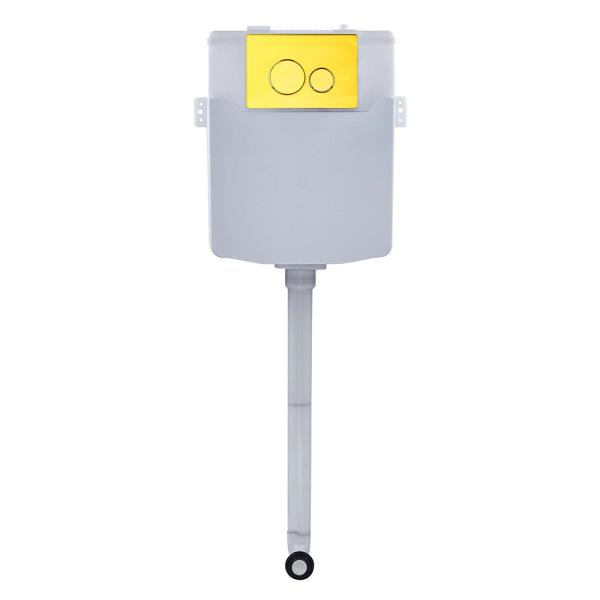 Squatting Toilet Dual Flush Concealed Cistern HDPE Easy Maintenance