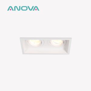 Wholesale Versatile Anti-Glare GU10 Recessed Spotlight Frame For Tailored Commercial Lighting Solutions from china suppliers