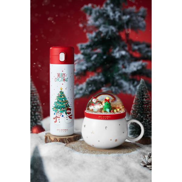 Round Cute Christmas Mug