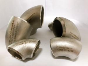 Wholesale MSS-SP43 Duplex Stainless Steel Pipe Fittings S31803 ASTM A815 WPS31803 Elbow Tee Cap Reducer Stub End from china suppliers