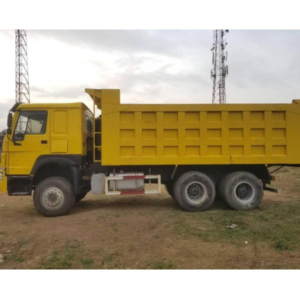 6930*2500*2860mm curb weight 6.4T 8 Leaf spring with shock absorber suspension Hydraulic control with air booster 4x2 Dumper