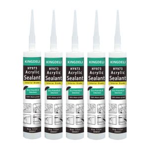 Wholesale Weatherproof Transparent Acrylic Sealant Fast Cure For Bathroom 600ml from china suppliers