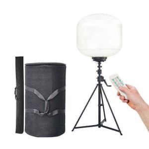 Portable LED Balloon Light Tower with 5000K Color Temperature 165000lm Luminous