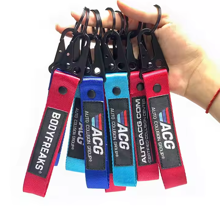Customized Key Lanyard Nylon Personalized Creative Car Keyring Lanyard Polyester