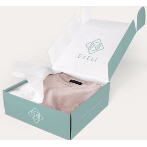 BSCI Custom Clothing Packaging Boxes , Youfu Aseptic Gift Paper Boxes Garment