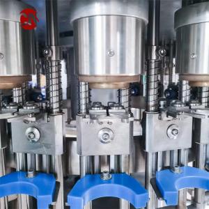 Wholesale Automatic Carbonated Drink Glass Bottle Washer Capping Filling Machine Processing Line from china suppliers