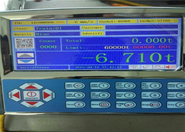 Quality Digital Wheel Loader Scale System 12T Rated Load Dual Circuit Detection for sale