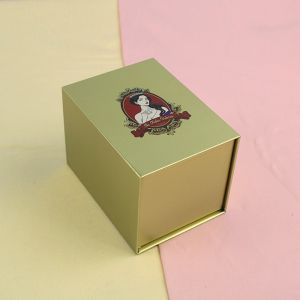Custom Logo Rigid Cardboard Foldable Magnetic Gift Box With Matte Lamination