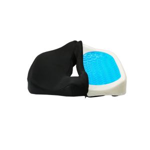 Coccyx Enhanced Cooling Gel Memory Foam Meditation Cushion For Back Pain
