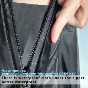 Waterproof Shoe Covers, Reusable Foldable Rain Boot Shoe Cover With Zipper, Non