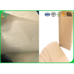China Safe And Harmless 35gsm 40gsm Brown Kraft MG Paper For Making Food Packages on sale