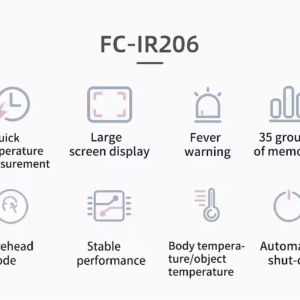 Accurate Handheld Body Infrared Thermometer Gun With ±0.2C/0.4℉ Deviation Degree