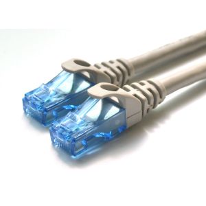 Wholesale 3M Cat6 UTP RJ45 Lan Patch Cable , Round Network Patch Cable Grey Color Reliable Connection from china suppliers