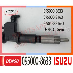 095000-8633 DENSO Diesel Engine Fuel Injector 095000-8633 095000-8163 For ISUZU