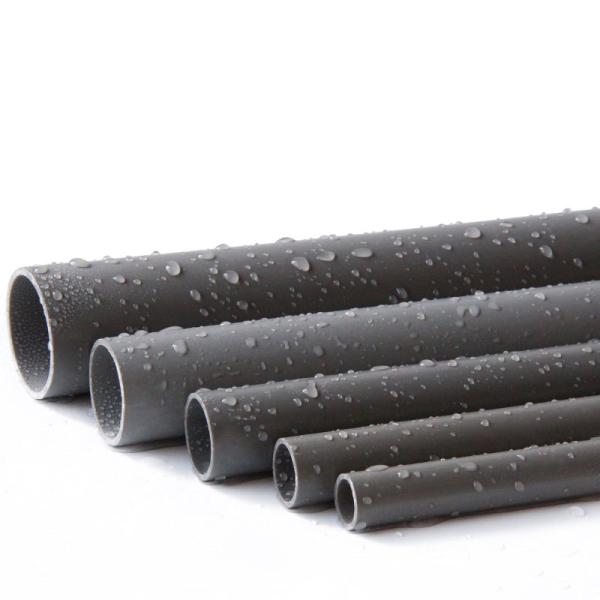 Customized PVC U Shaped Plastic Pipes Water Supply Drainage