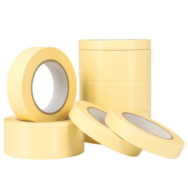 Custom Surface Protection High Temperature Crepe Paper Tape Roll Automotive