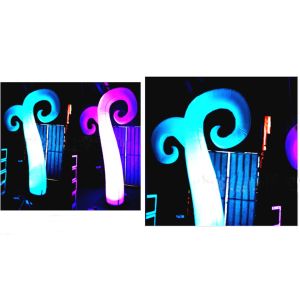 Colour Changing Inflatable Light Tube For Wedding Decoration EN14960 Certificate