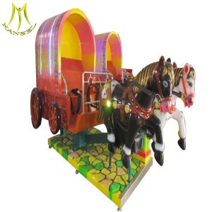 Hansel kids carousel horse rides for sale merry go round for amusement park ride