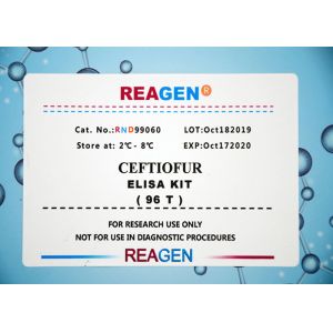 Ceftiofur ELISA Test Kit , REAGEN , reagent , certificate