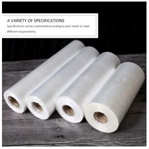 Transparent HDPE Plastic Food Roll Packaging Bags Customized Advantageous