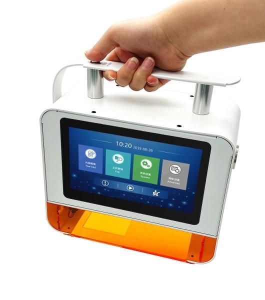 Quality 220V 50HZ Handheld Laser Marking Machine For Expiry Date Batch Code QR Code for sale