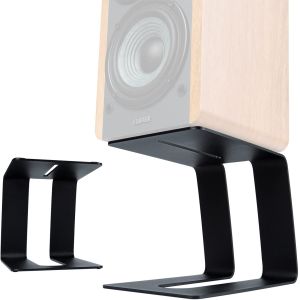 China Small Medium Bookshelf Computer Speakers Multifunctional Metal/Aluminum Speaker Stands on sale