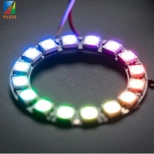 DC5V WS2812 LED Pixel Ring Addressable RGB Full Color 1000cd/M2 Brightness