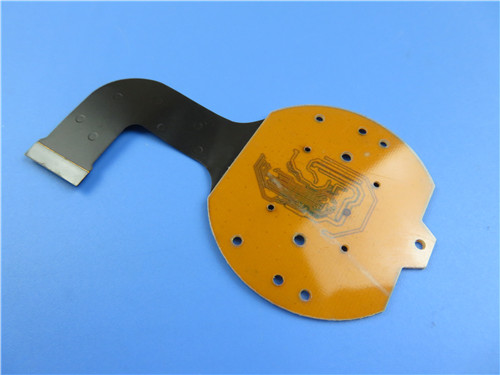 Double Layer FPC Flexible Circuit Board with FR4 as Stiffener for Gigabyte