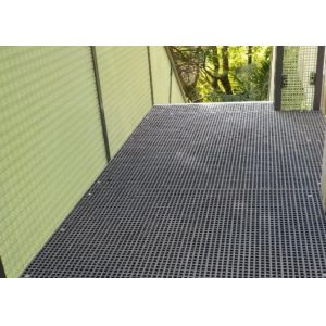 China 38mm Thickness FRP Pultruded Grating With Gritted Surface And Bolt Fixing Installation on sale China 38mm Thickness FRP Pultruded Grating With Gritted Surface And Bolt Fixing Installation on sale
