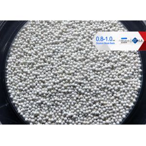 900 HV Zirconium Silicate beads 0.8-1.0mm 4g/cm3 Density For Printing Ink