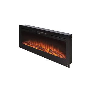 Wall Mounted LED Electric Fireplace Heaters TV Stand with Self-Check Timing