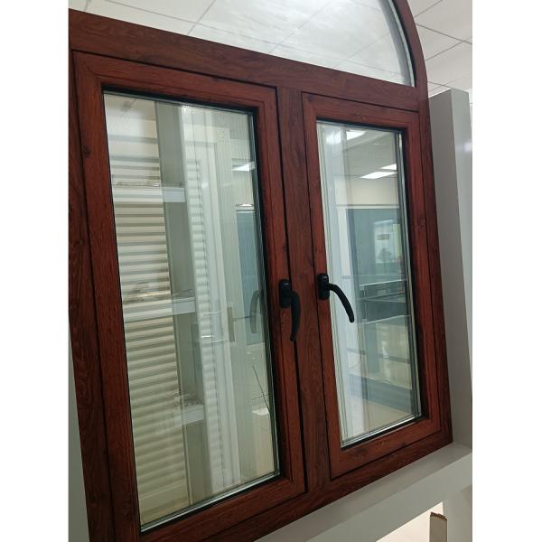 Quality Modern Design Aluminum Swing Window with Tempered Insulated Glass and Multi-Point Locking System for sale