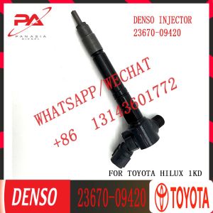 295700-0550 23670-09420 Common Rail Fuel Injector For Toyota Fortuner Hilux Land