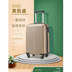 Sturdy Unisex Business Suitcase Luxury Hard Shell Carry-on Trolley Luggage with