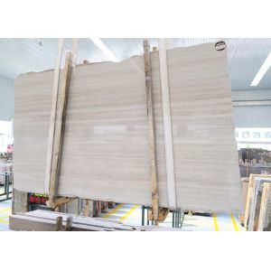 Square Light Grey Marble Stone Slab Natural Stone Floor Tiles With Random Edge