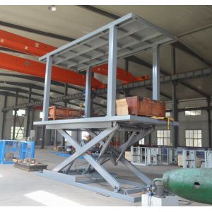 Double Deck Car Lift For Home Garage Parking With 1 Control Box And 2 Remotes