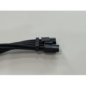 Custom Sleeved 8-Pin Power Cable Harness, wire to wire connector assembly for