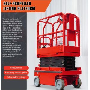 Electric Scissor Lift Mewp Mobile Elevating Work Platforms with Customization