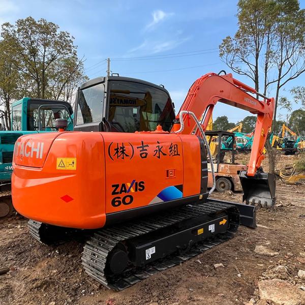 6T Mini Used Used Hitachi Excavators Second Hand Zx60-5G
