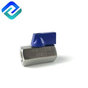 China 1000Wog Female To Female Thread Mini Casting Ball Valve on sale