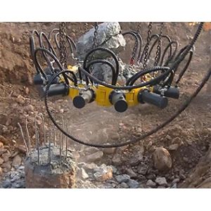 KP380A Round Hydraulic Pile Breaker Construction Equipment For Concrete Pile